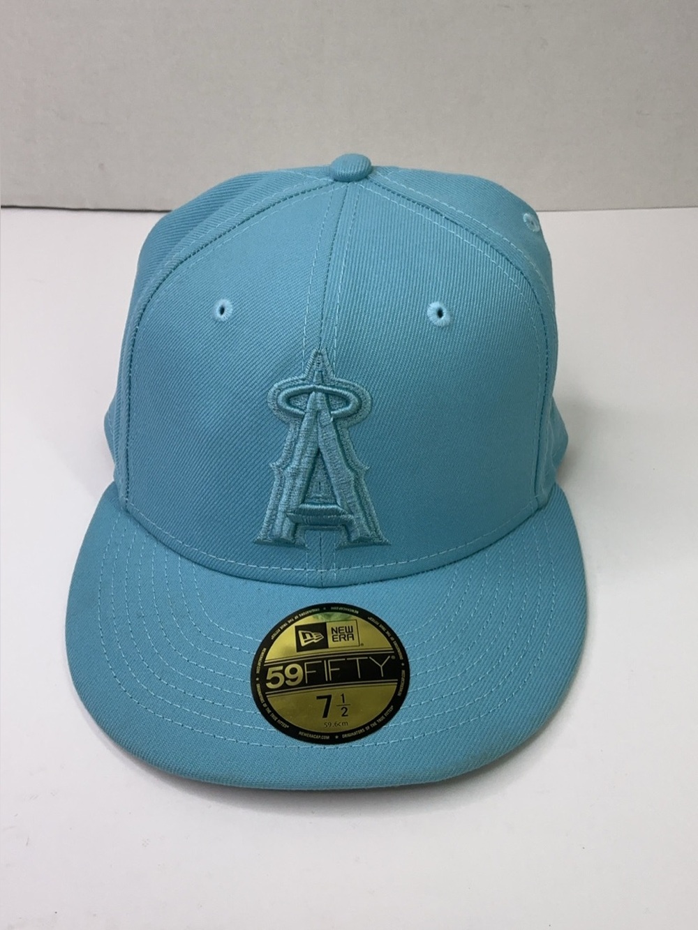 Men's New Era Light Blue Los Angeles Angels